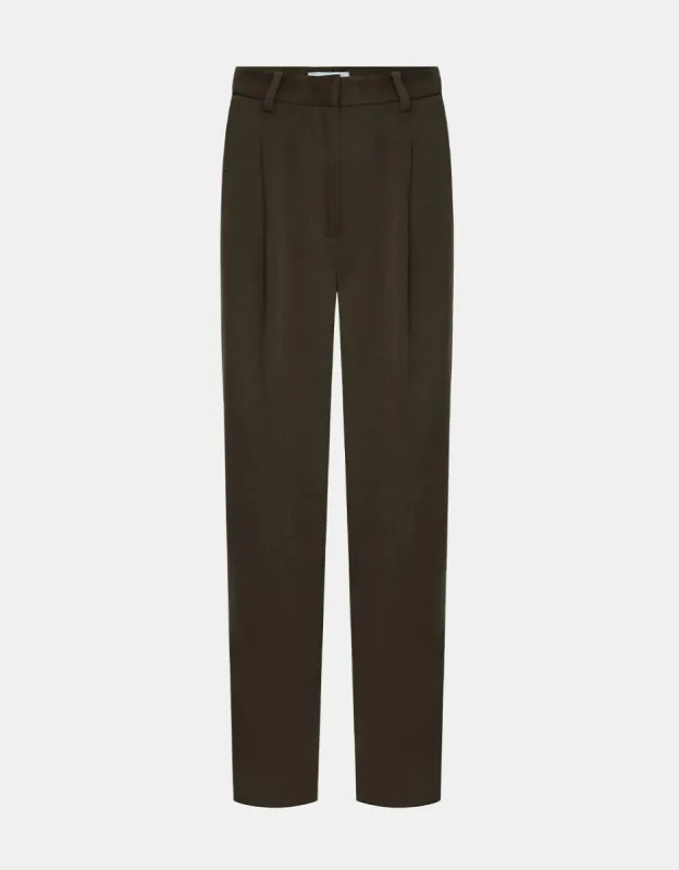 Fold Pleated Carrot Tailored Pants made by Urban Revivo
