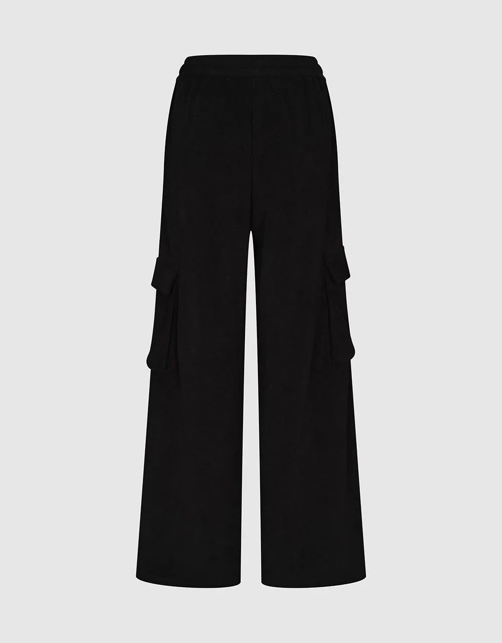 Drawstring Waist Knitted Straight Pants sold by Urban Revivo product image thumbnail 3