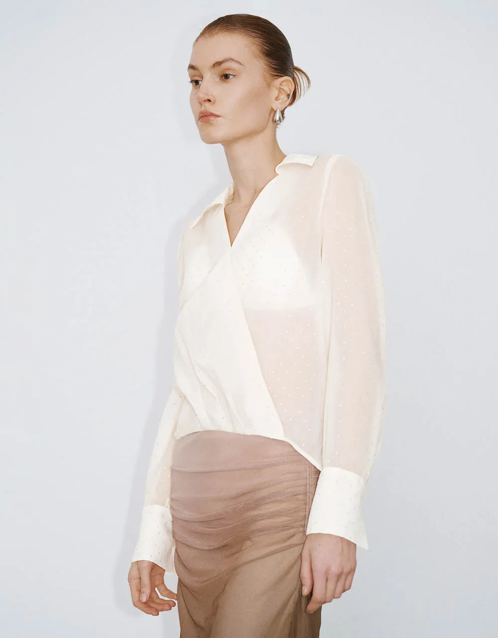 Surplice Front Overhead Shirt sold by Urban Revivo product image thumbnail 3