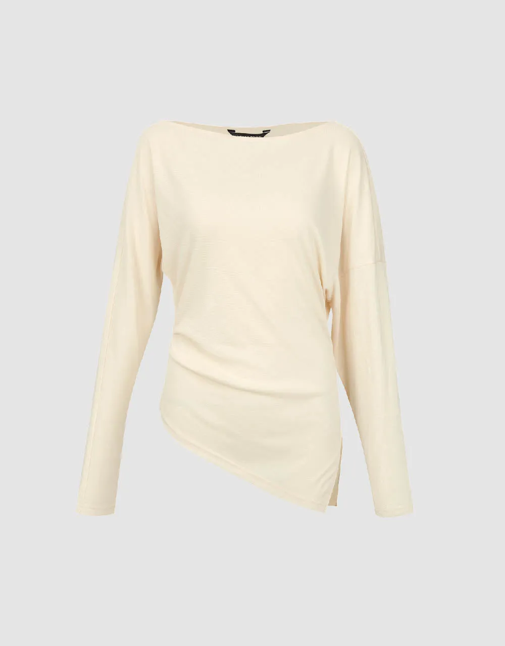 Ruched Crew Neck A-Line Dress sold by Urban Revivo product image thumbnail 3