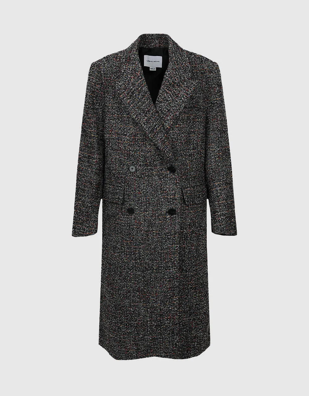 Peak Lapel Straight Coat sold by Urban Revivo product image thumbnail 2