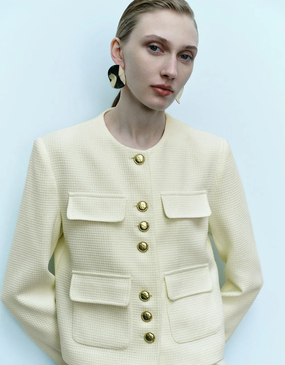 Crew Neck Jacket sold by Urban Revivo product image thumbnail 4