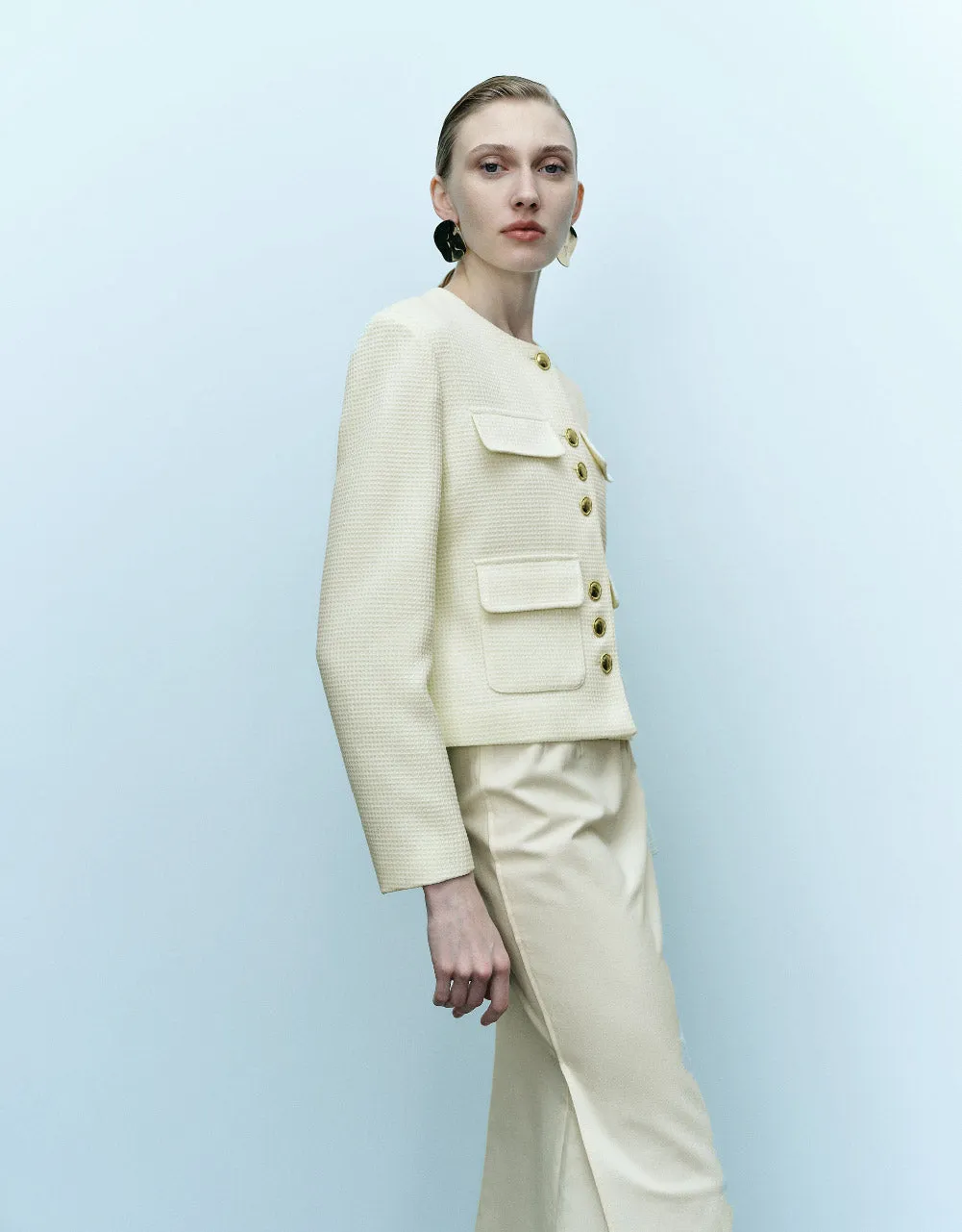 Crew Neck Jacket sold by Urban Revivo product image thumbnail 2