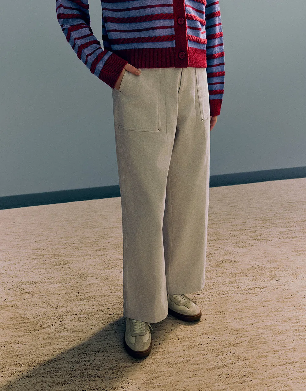 Wide-Leg Pants sold by Urban Revivo product image thumbnail 4