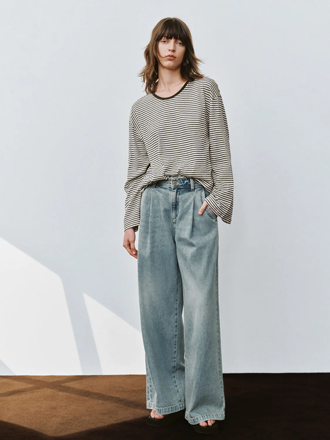 Wide-Leg Jeans sold by Urban Revivo product image thumbnail 5