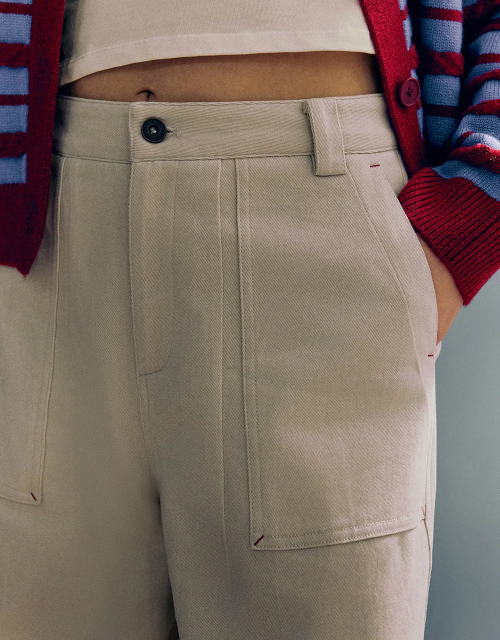 Wide-Leg Pants sold by Urban Revivo product image thumbnail 5