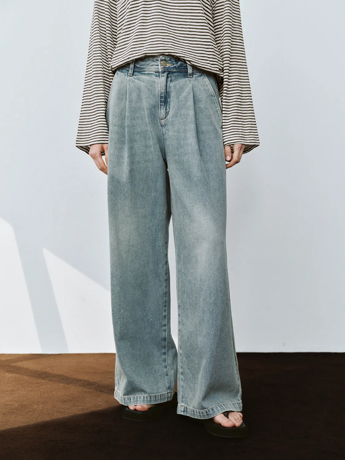 Wide-Leg Jeans sold by Urban Revivo product image thumbnail 2