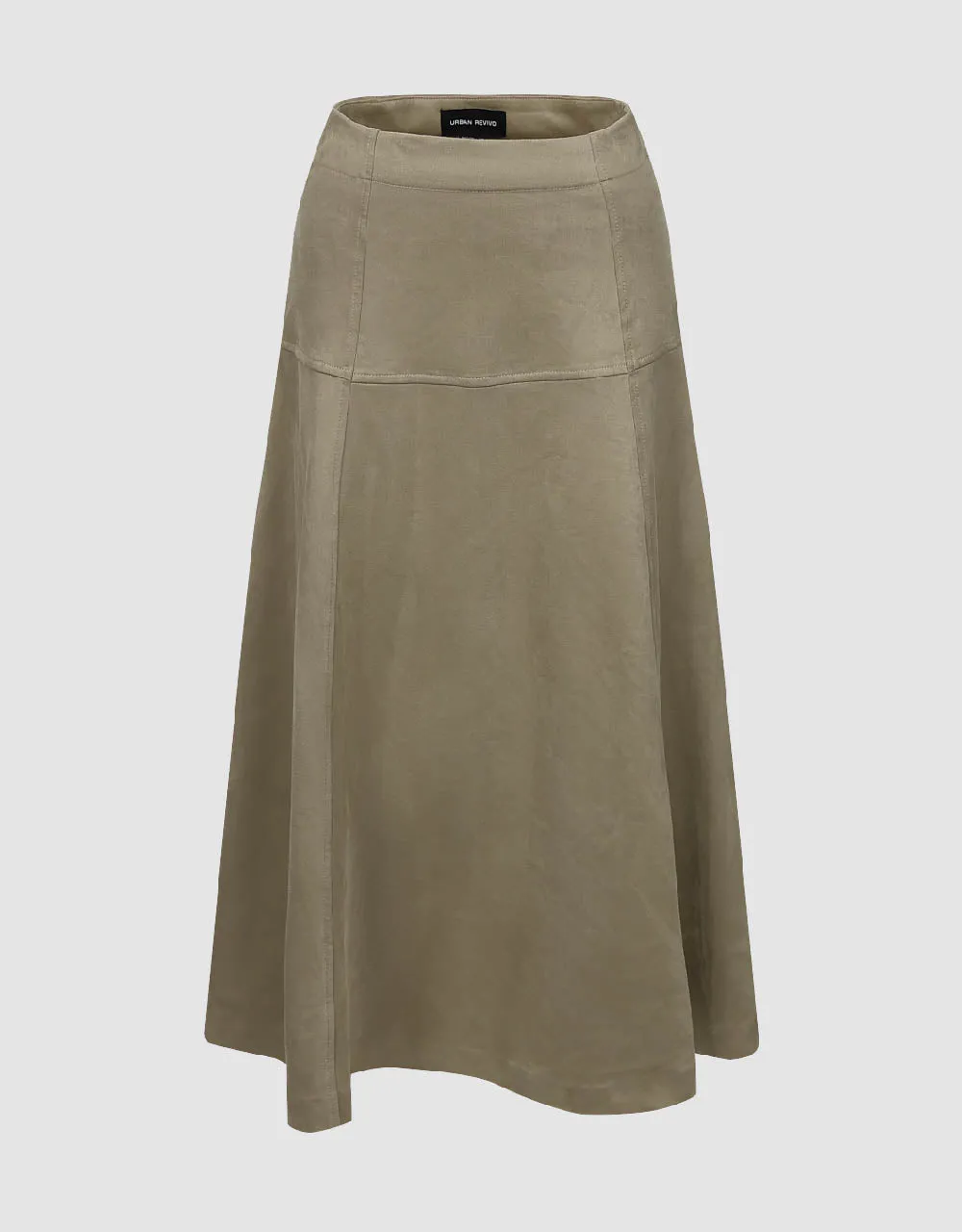 Midi A-Line Skirt sold by Urban Revivo
