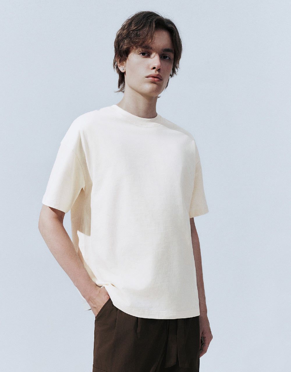 Loose Straight T-Shirt sold by Urban Revivo