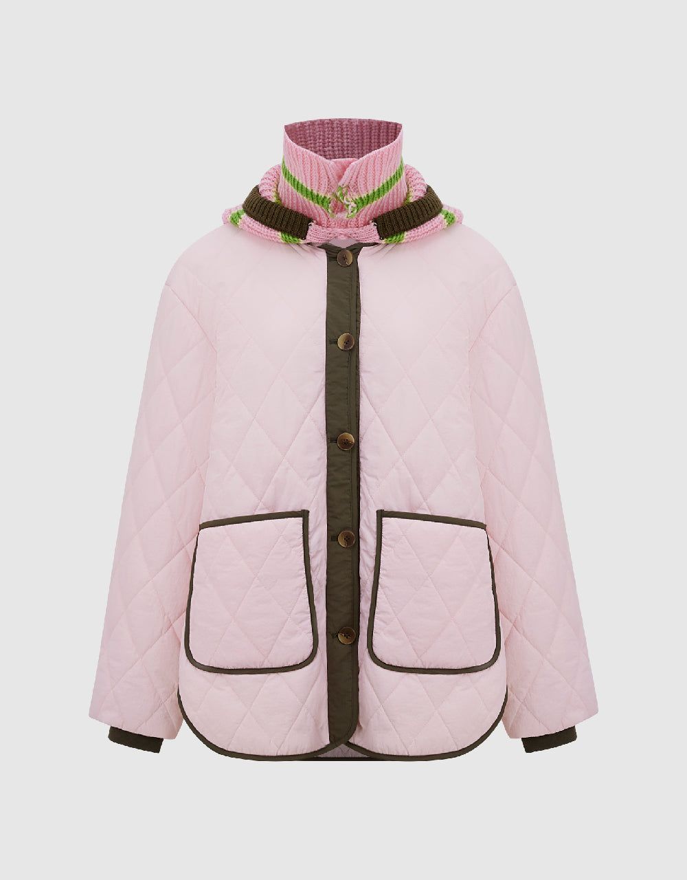 Oversized Crew Neck Padded Coat sold by Urban Revivo product image thumbnail 2