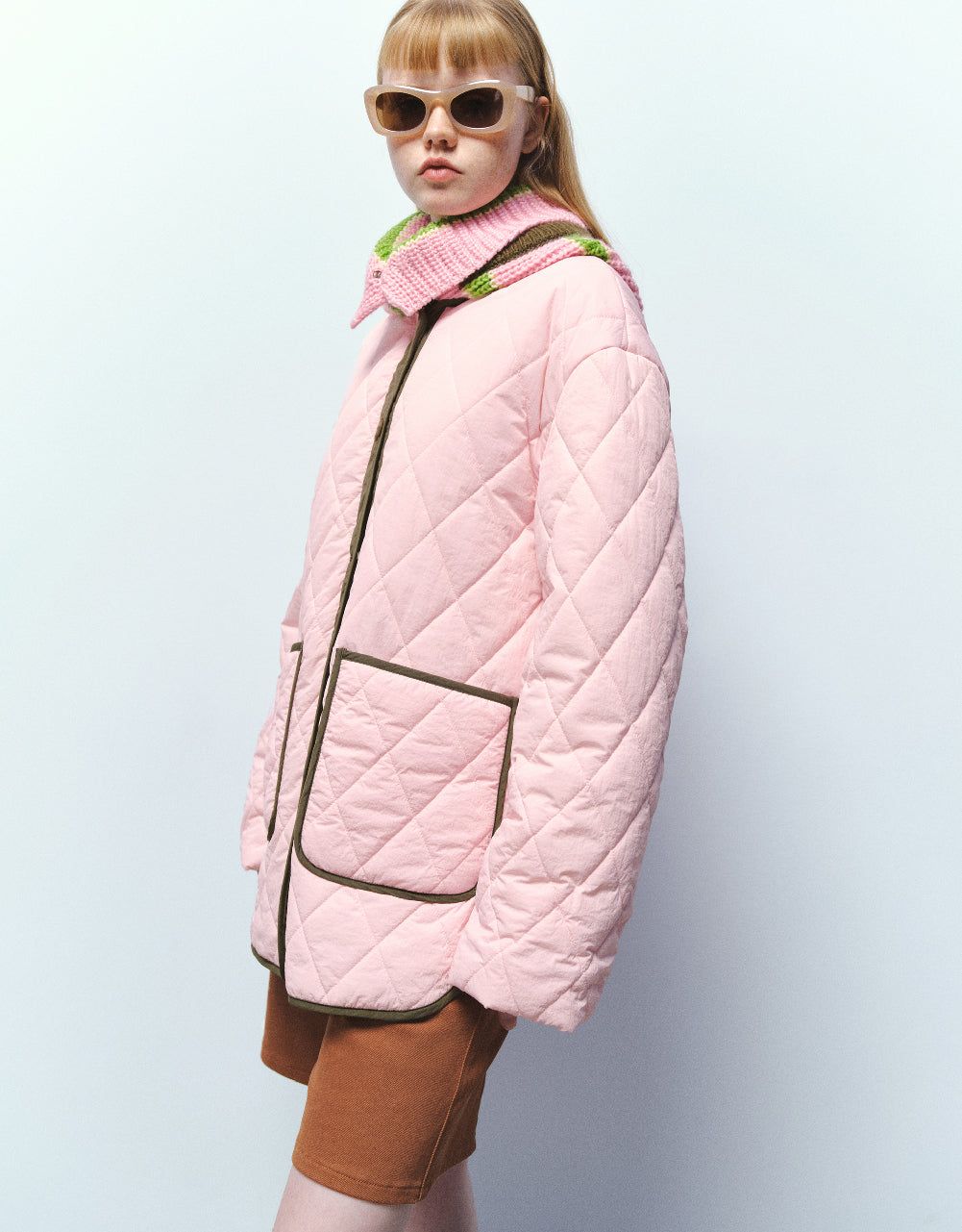 Oversized Crew Neck Padded Coat sold by Urban Revivo product image thumbnail 3