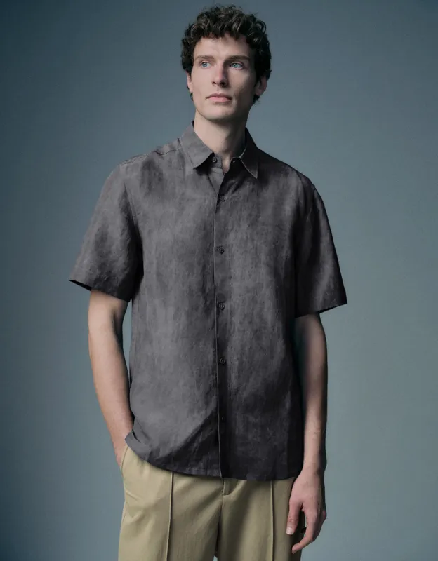 Button Up Straight Shirt sold by Urban Revivo