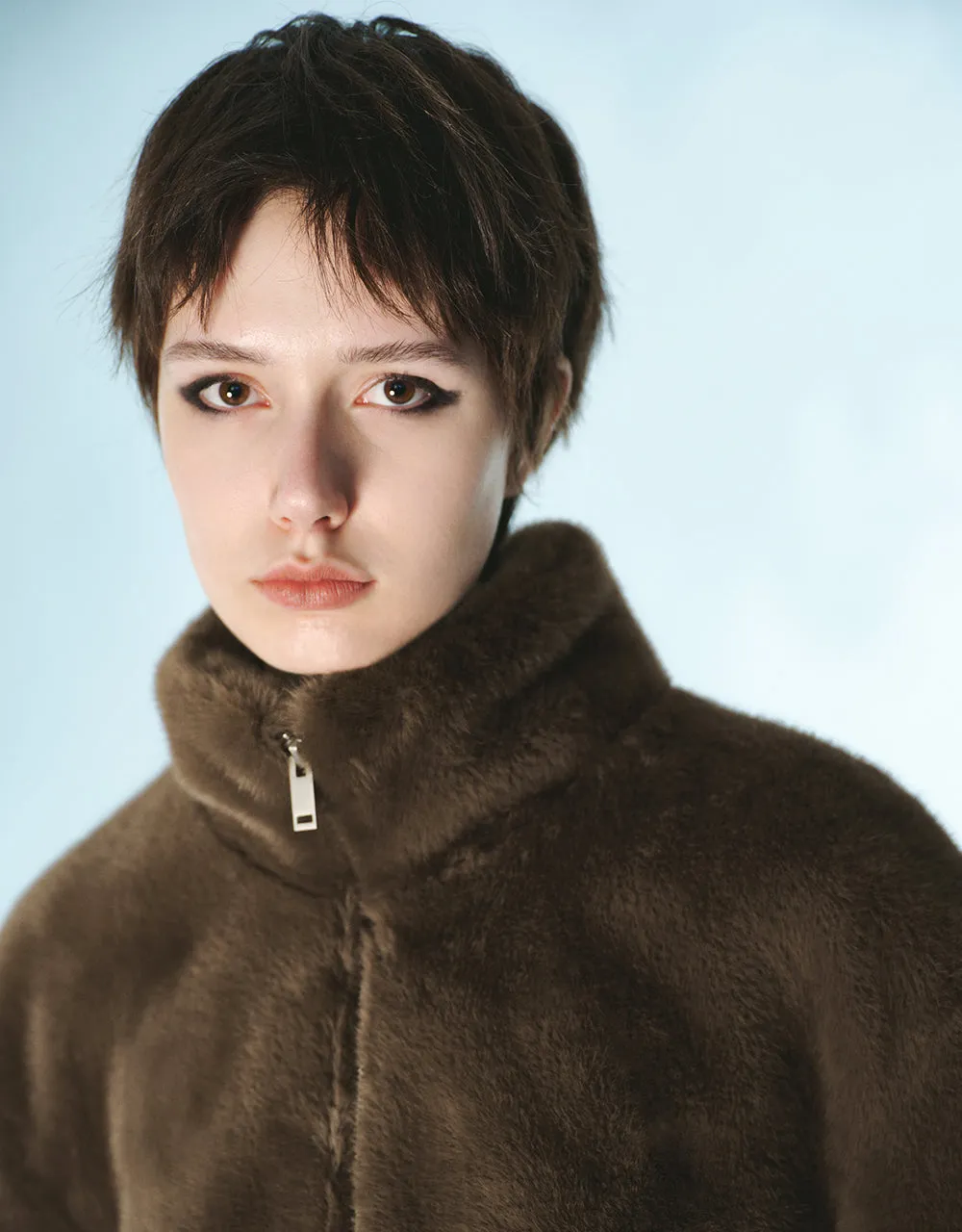 Zipper Front Straight Jacket sold by Urban Revivo product image thumbnail 4