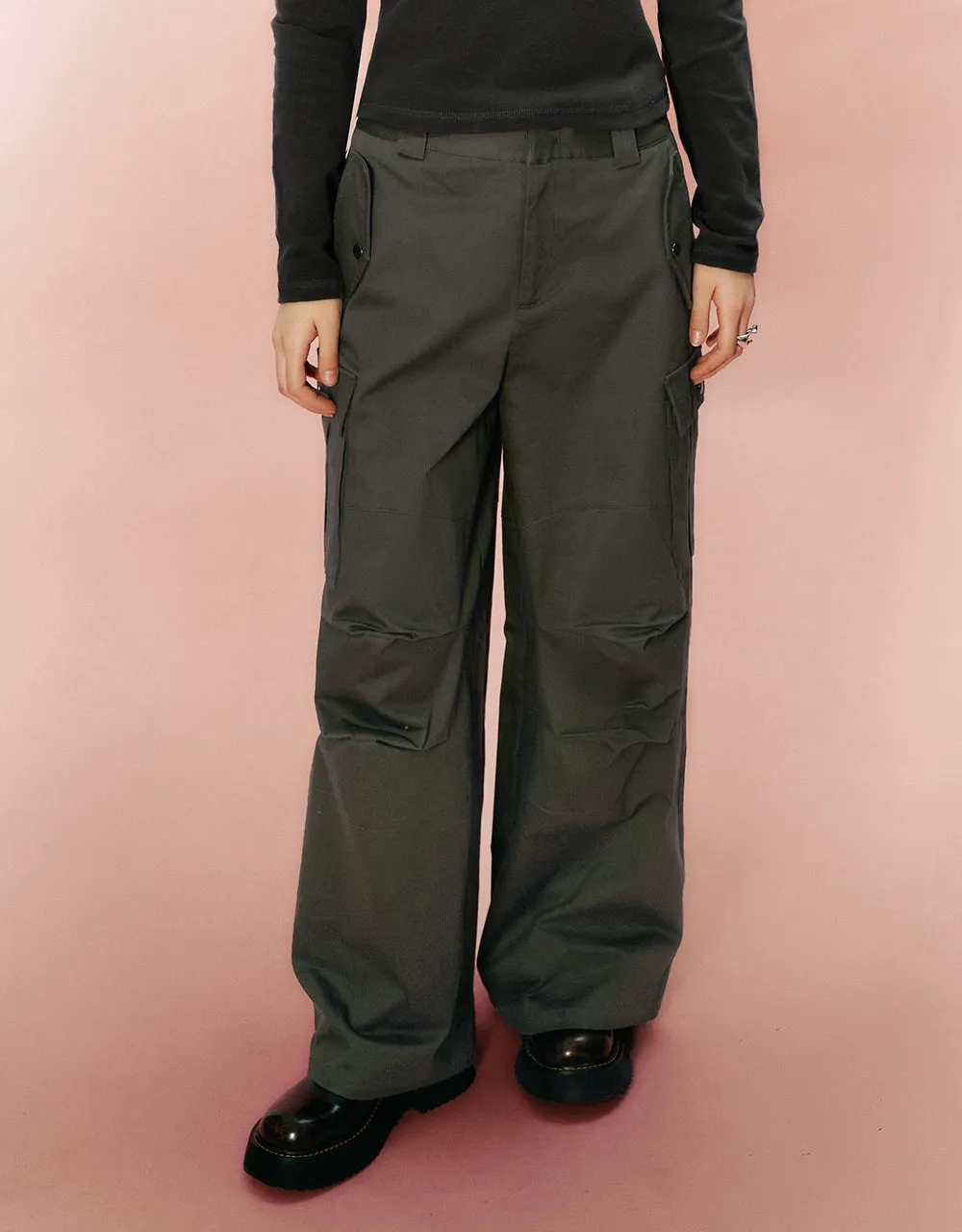 Wide-Leg Pants sold by Urban Revivo product image thumbnail 2