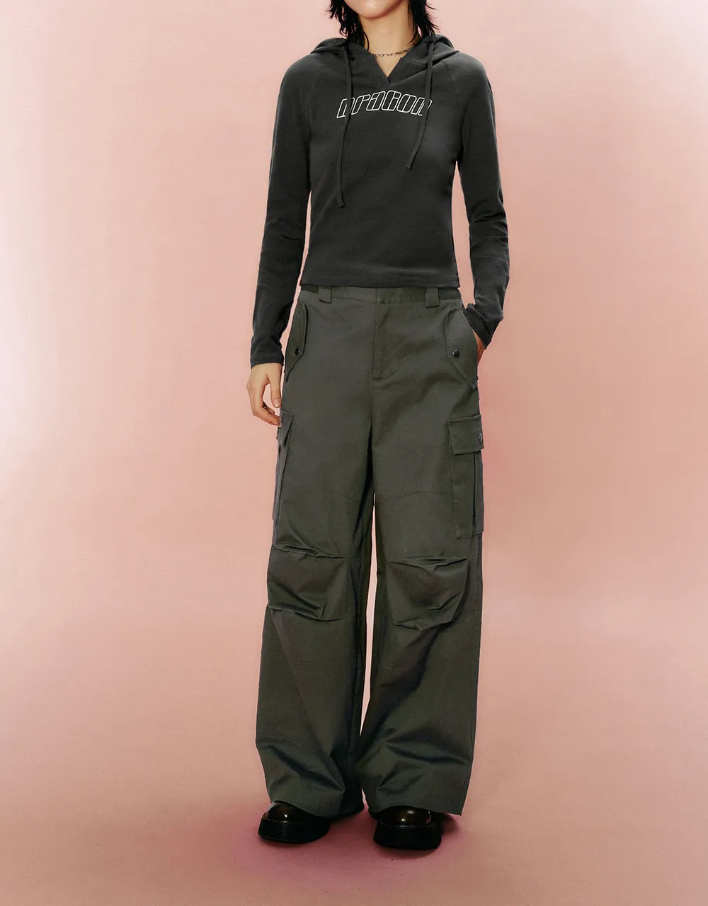 Wide-Leg Pants sold by Urban Revivo product image thumbnail 4