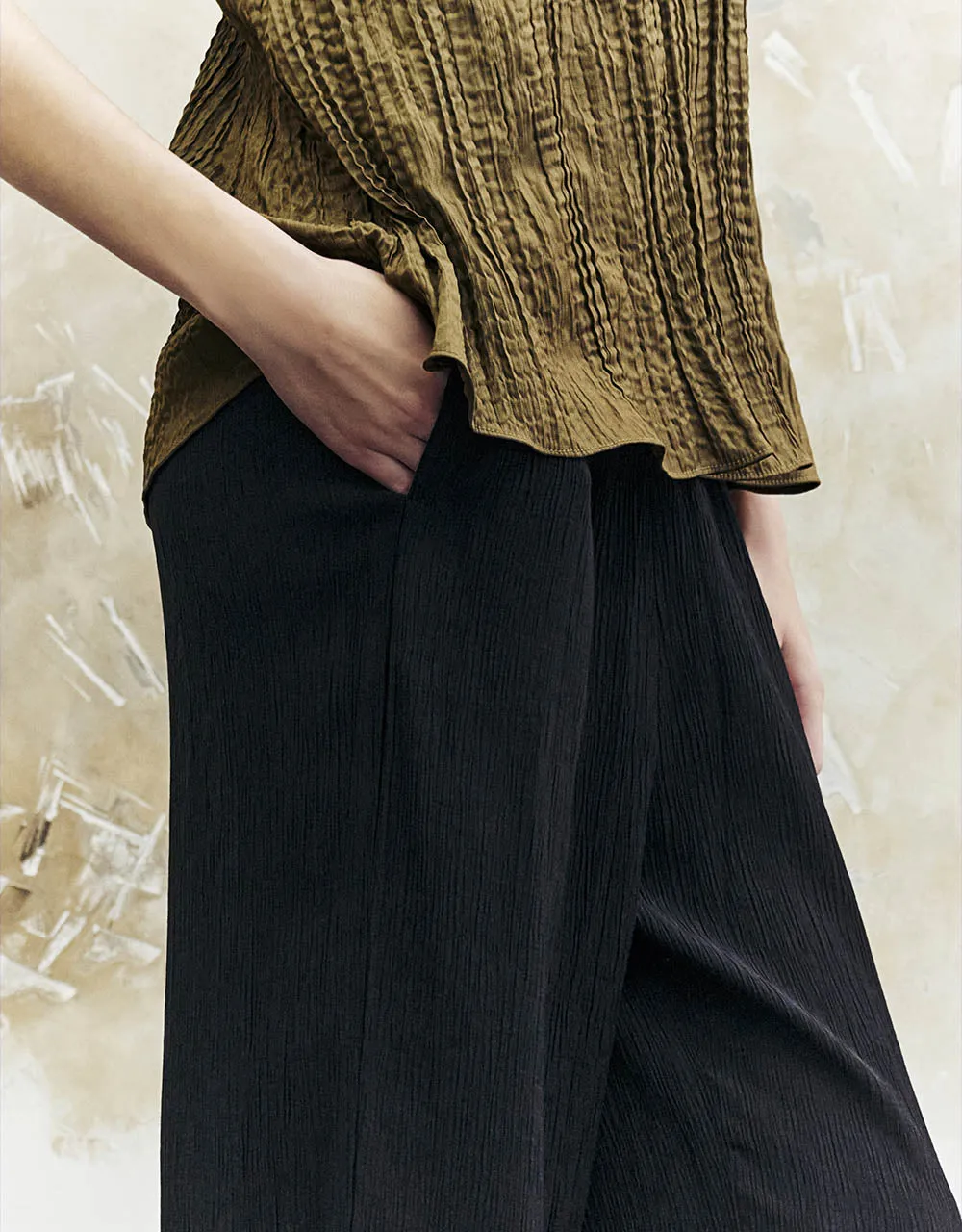 Wide-Leg Pants sold by Urban Revivo product image thumbnail 5
