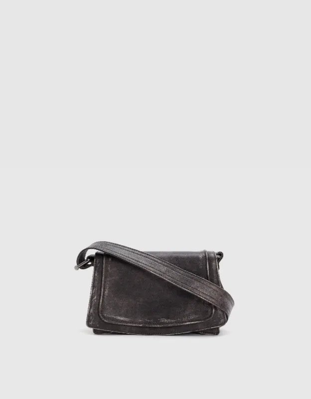 Distressed Vegan Leather Crossbody Bag sold by Urban Revivo