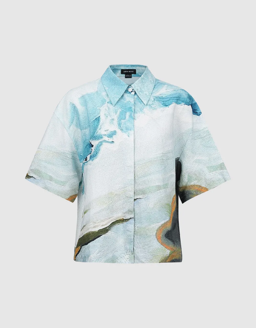 Sea Printed Loose Shirt sold by Urban Revivo product image thumbnail 5