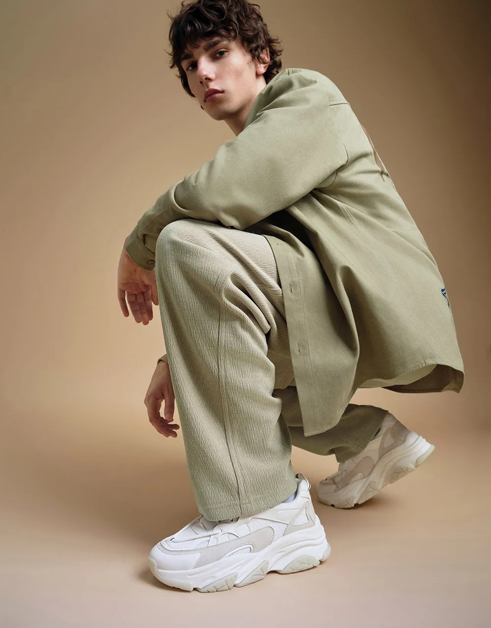 Printed Button Up Loose Shirt sold by Urban Revivo product image thumbnail 3