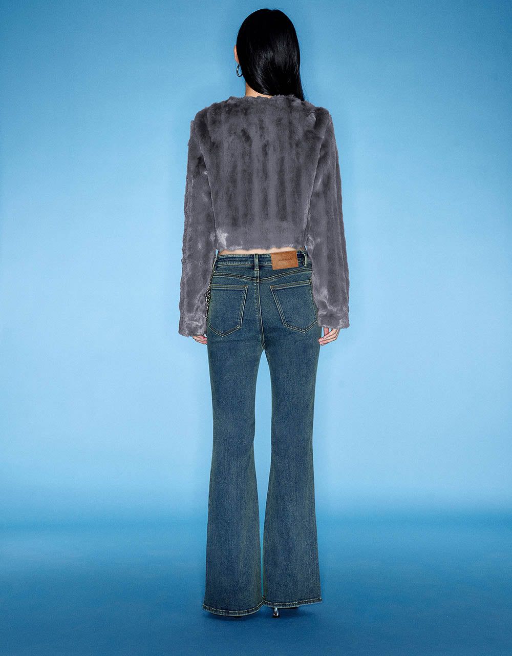 Crew Neck Furry Coat sold by Urban Revivo product image thumbnail 4