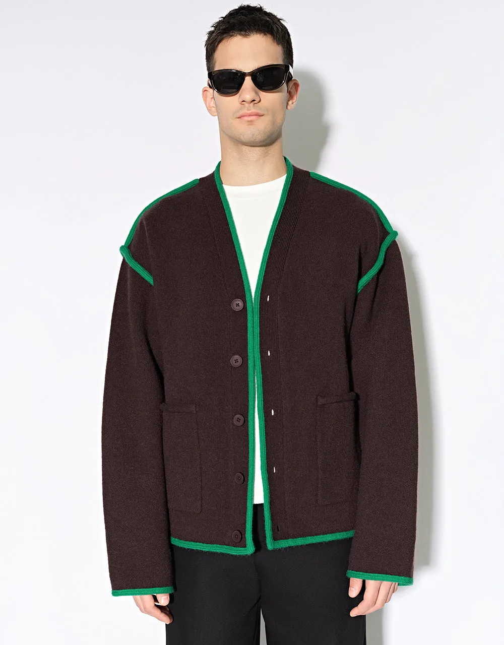 Button Up Knitted Cardigan sold by Urban Revivo