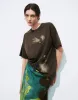 Printed Crew Neck Loose T-Shirt sold by Urban Revivo