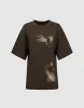 Printed Crew Neck Loose T-Shirt sold by Urban Revivo