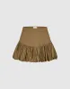 Elastic Waist Mini A-Line Skirt sold by Urban Revivo