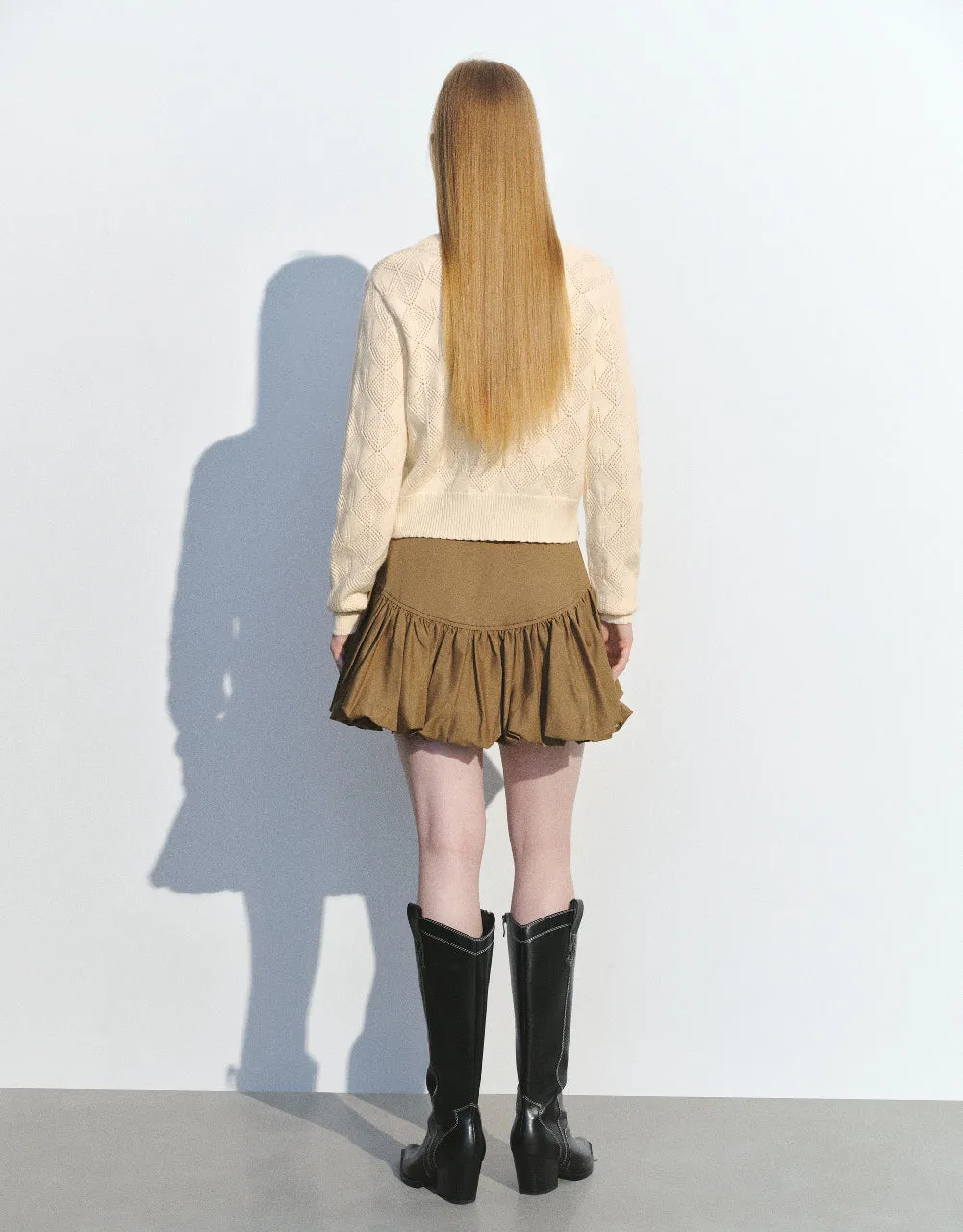 Short Mini A-Line Skirt sold by Urban Revivo product image thumbnail 5