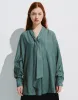 Keyhole Neck Oversized Blouse sold by Urban Revivo