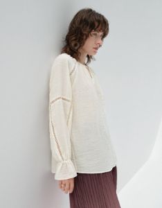 Raglan Sleeve Overhead Shirt sold by Urban Revivo