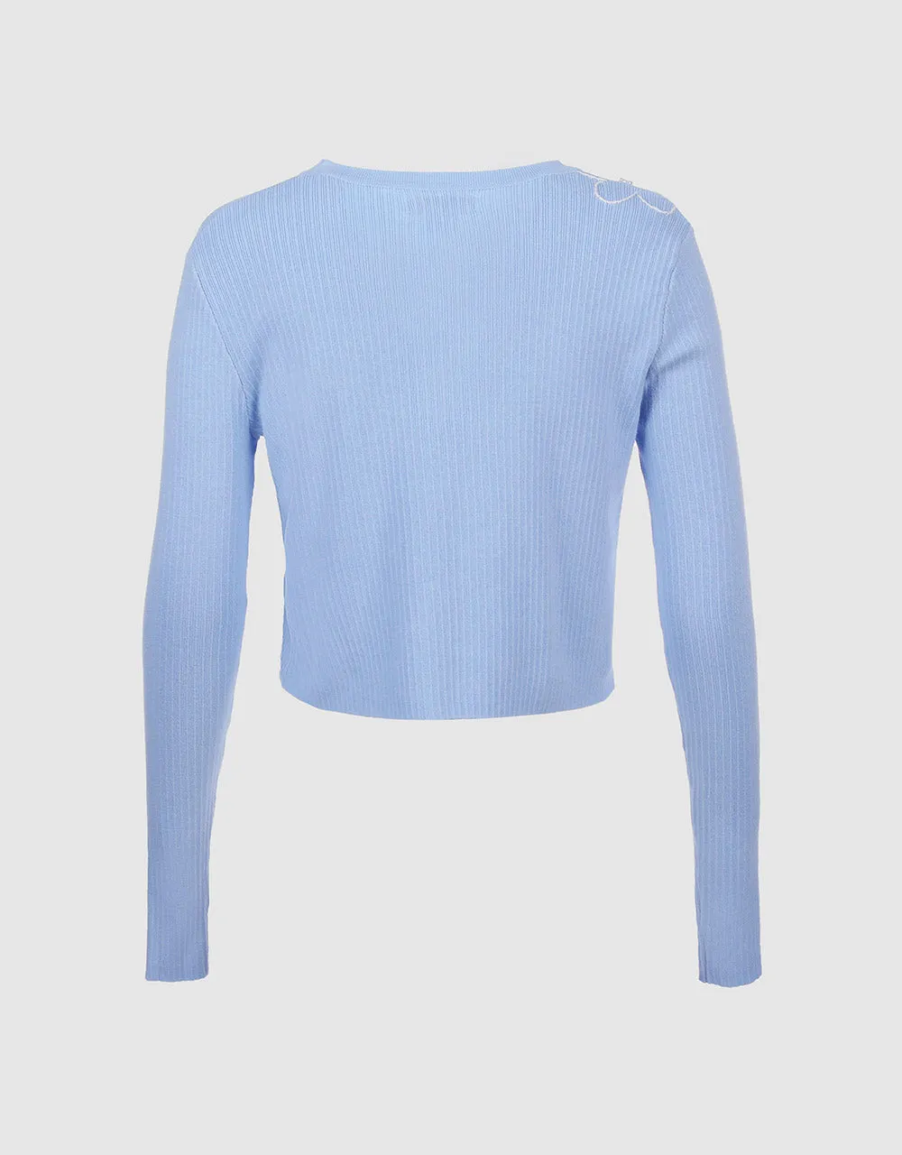 Floral Embroidery Button Up Cardigan sold by Urban Revivo product image thumbnail 4