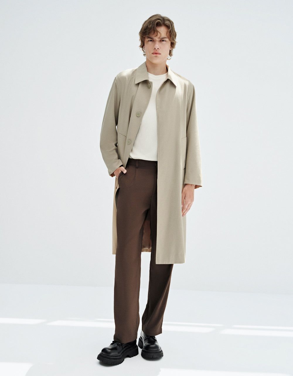 Straight Trench Coat sold by Urban Revivo