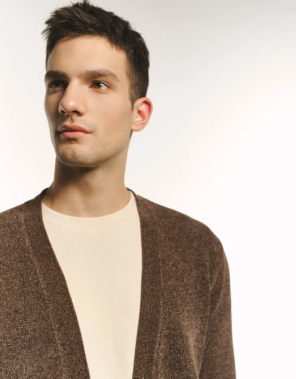 V-Neck Knitted Cardigan sold by Urban Revivo product image thumbnail 5