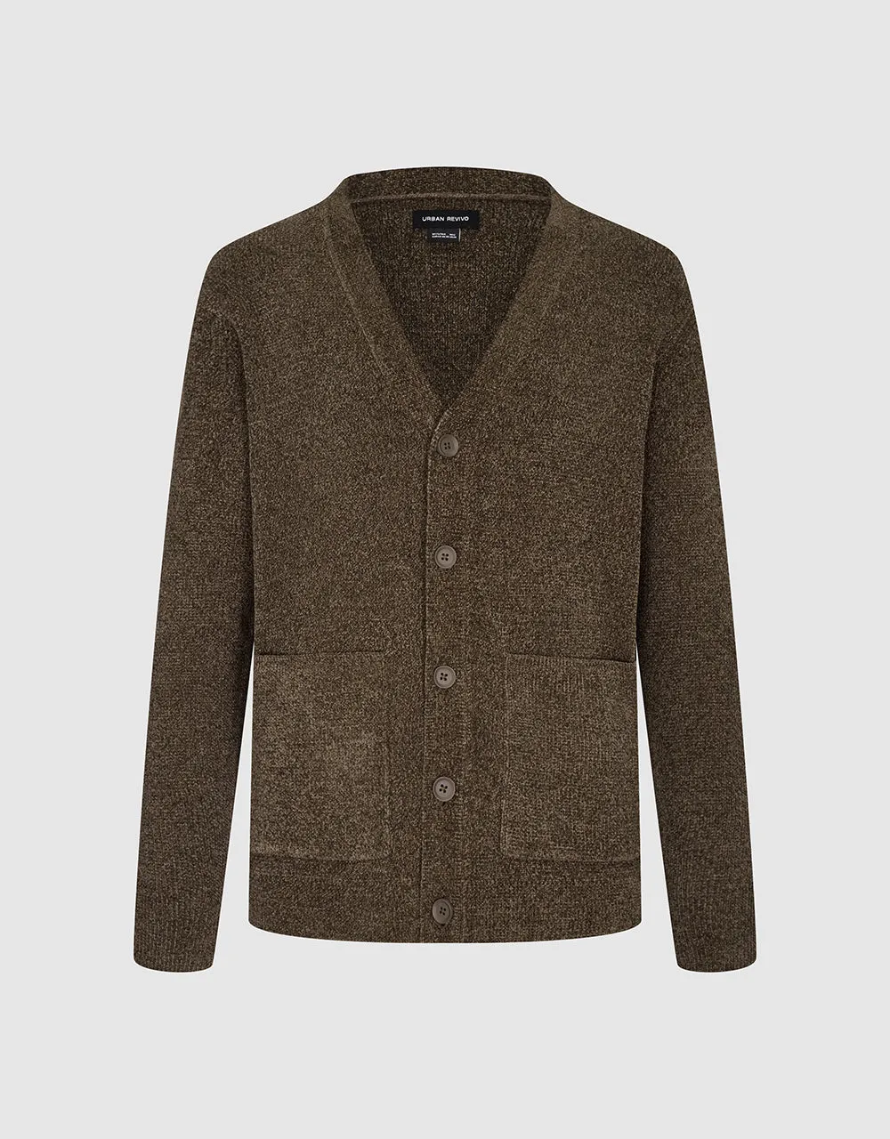 V-Neck Knitted Cardigan sold by Urban Revivo product image thumbnail 2