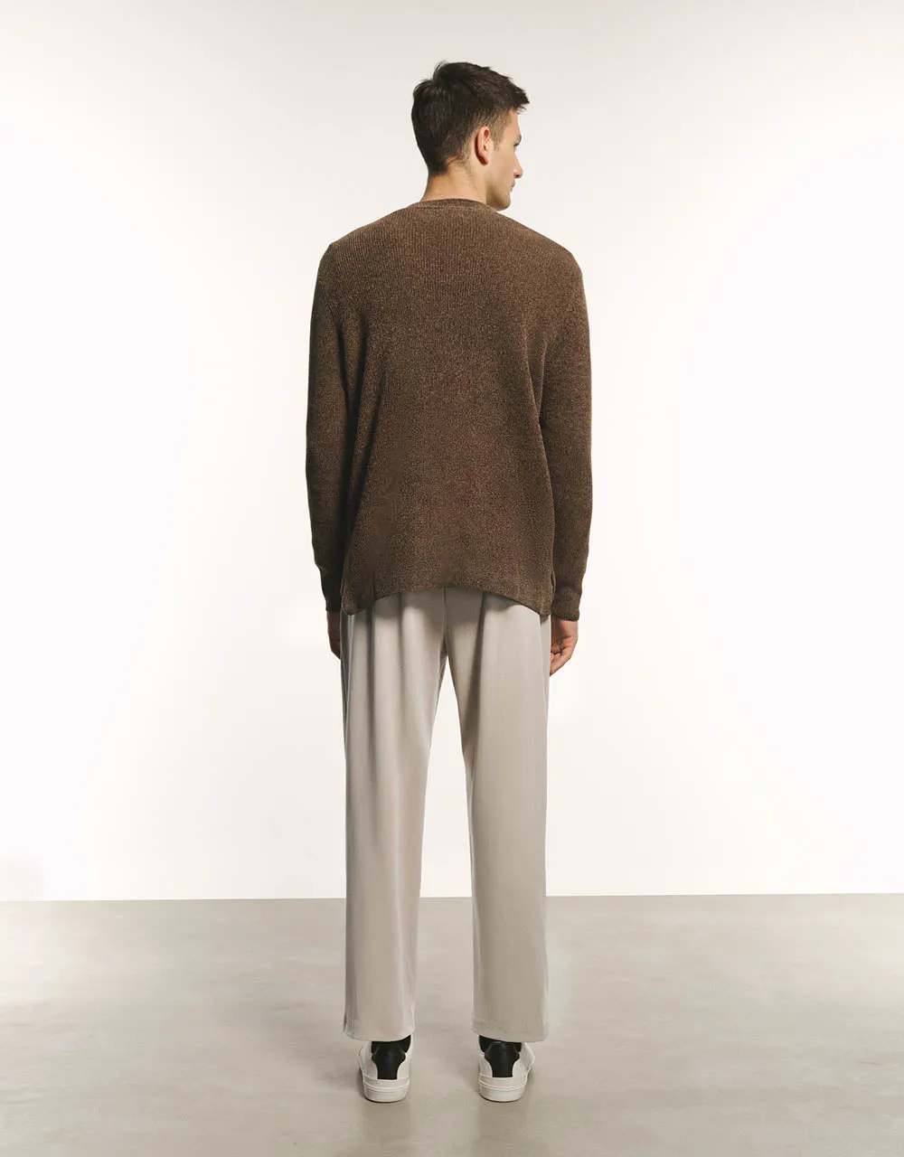 V-Neck Knitted Cardigan sold by Urban Revivo product image thumbnail 4