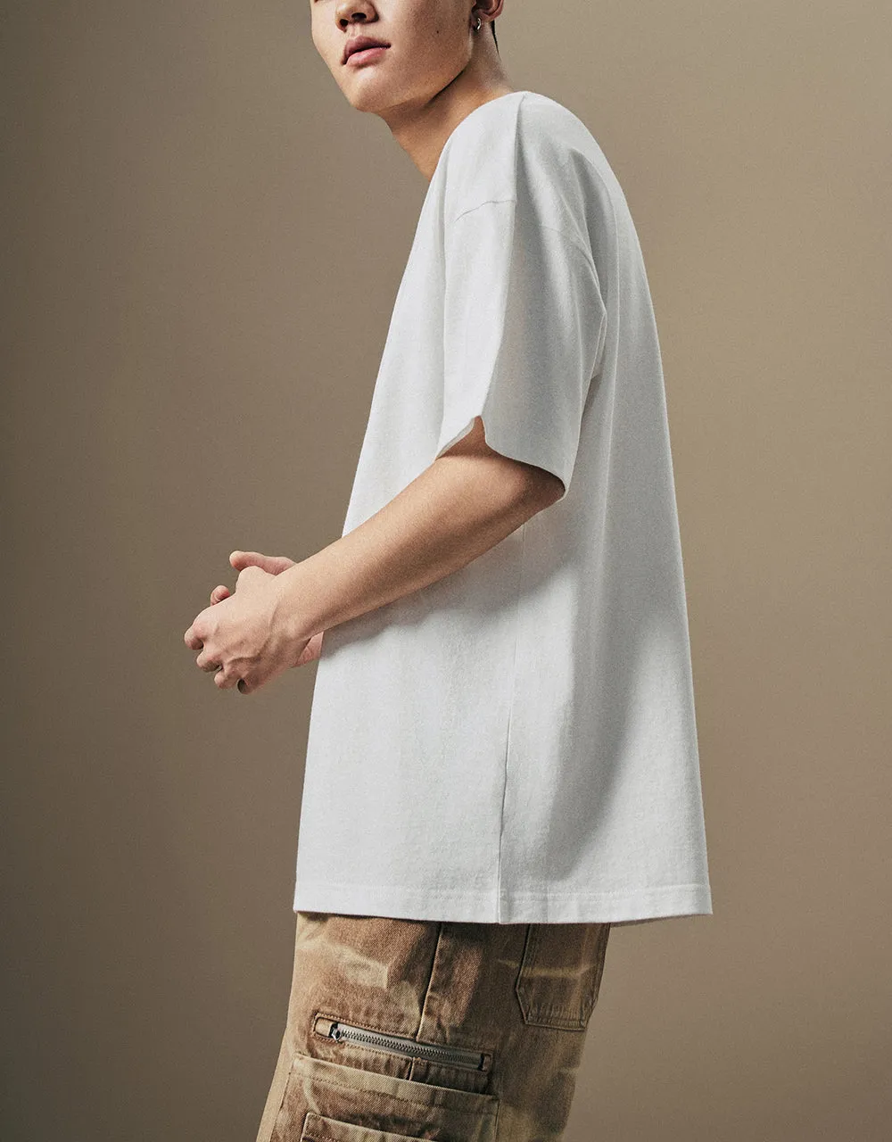 Printed Crew Neck T-Shirt sold by Urban Revivo product image thumbnail 3