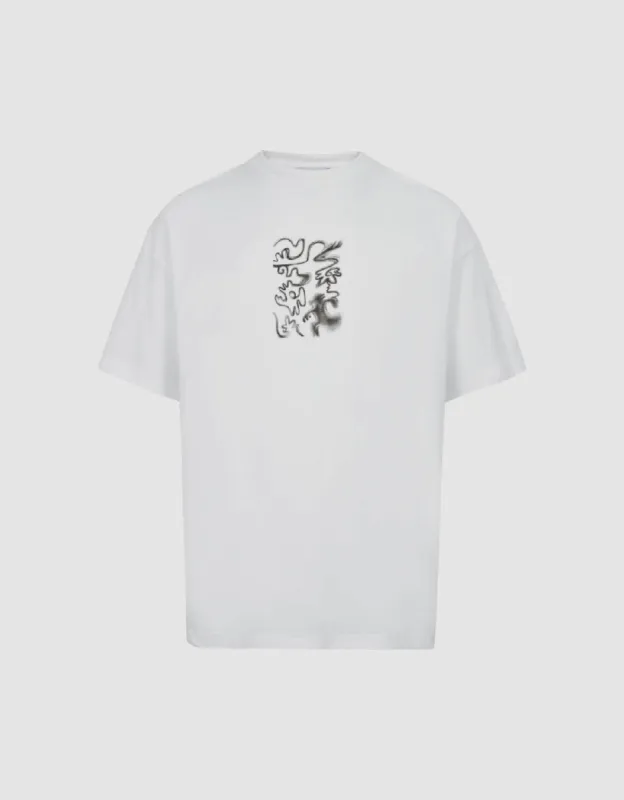 Printed Crew Neck T-Shirt sold by Urban Revivo