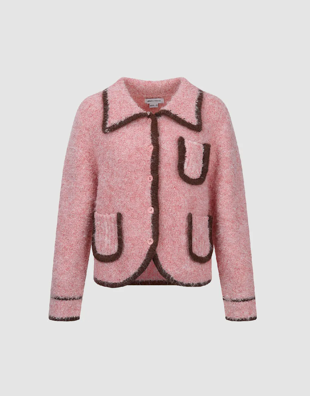 Multi-Pocket Furry Knitted Cardigan sold by Urban Revivo product image thumbnail 2