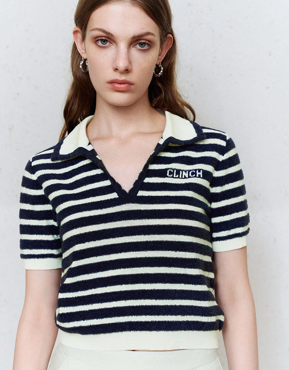 Striped Knitted T-Shirt sold by Urban Revivo product image thumbnail 4