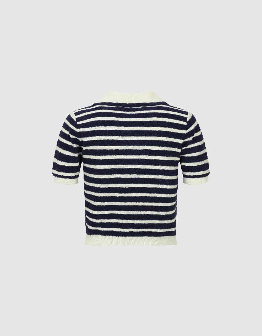 Striped Knitted T-Shirt sold by Urban Revivo product image thumbnail 5