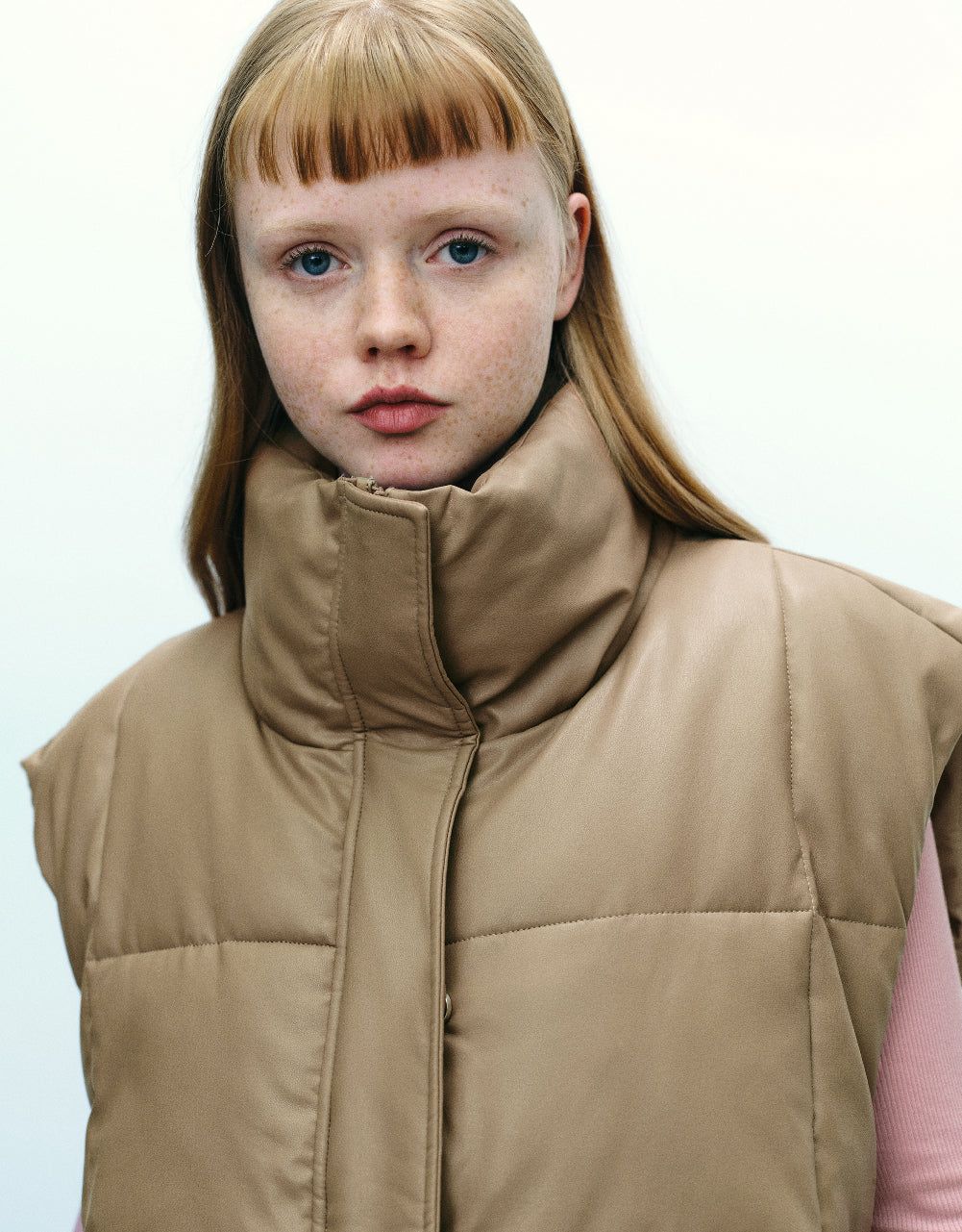 Stand Collar Puffer Waistcoat sold by Urban Revivo product image thumbnail 5