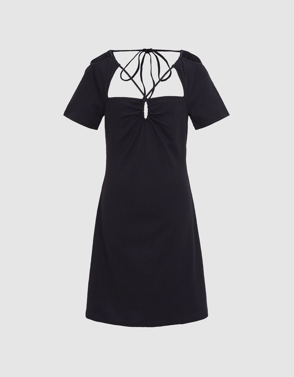 Tie Back Cut Out Dress sold by Urban Revivo