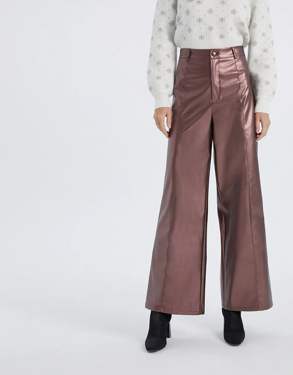 Vintage Style Wide Leg Pants sold by Urban Revivo product image thumbnail 2