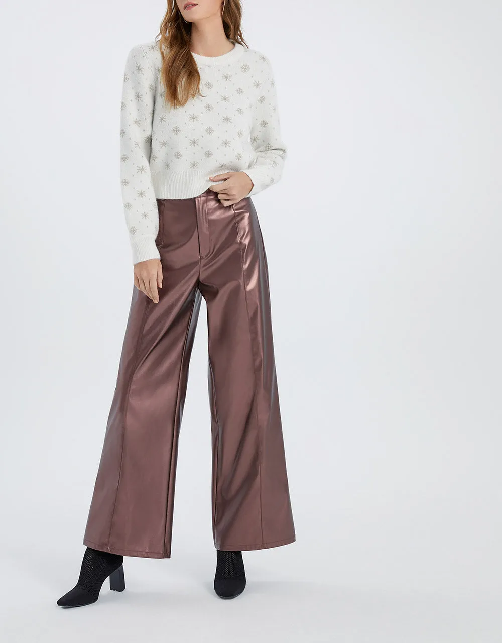 Vintage Style Wide Leg Pants sold by Urban Revivo product image thumbnail 3