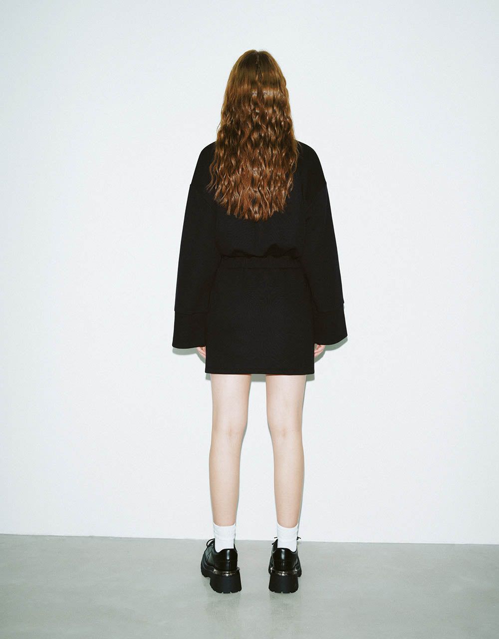 Stand Collar Knitted Skater Dress sold by Urban Revivo product image thumbnail 4