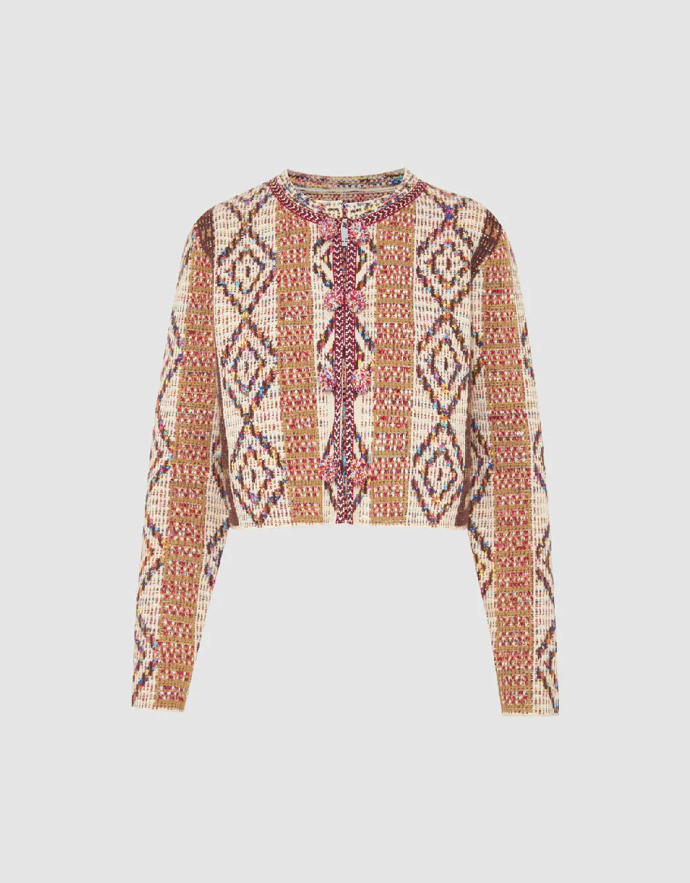 Crew Neck Knitted Cardigan sold by Urban Revivo product image thumbnail 2