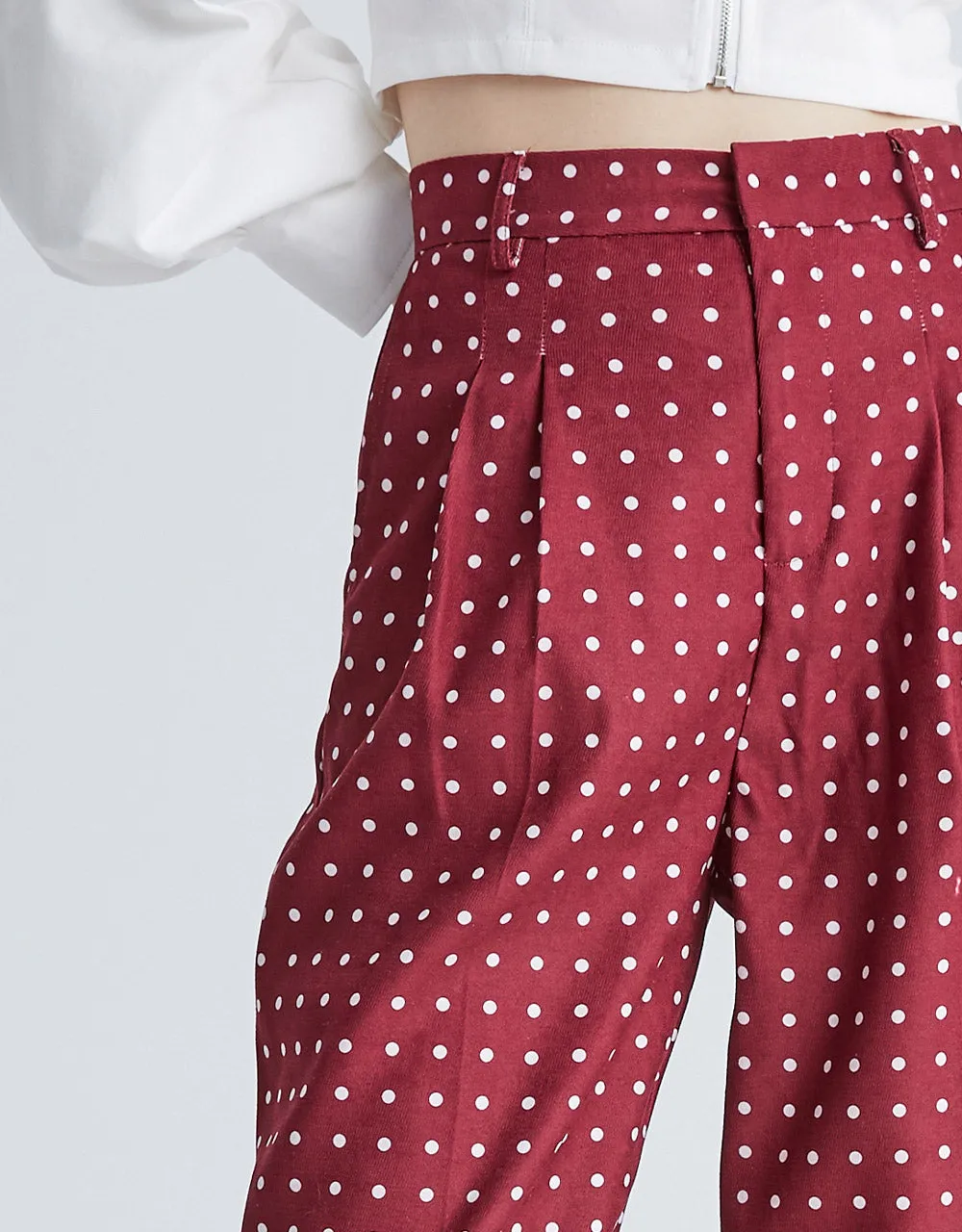 Polka Dot Wide Leg Pants sold by Urban Revivo product image thumbnail 5