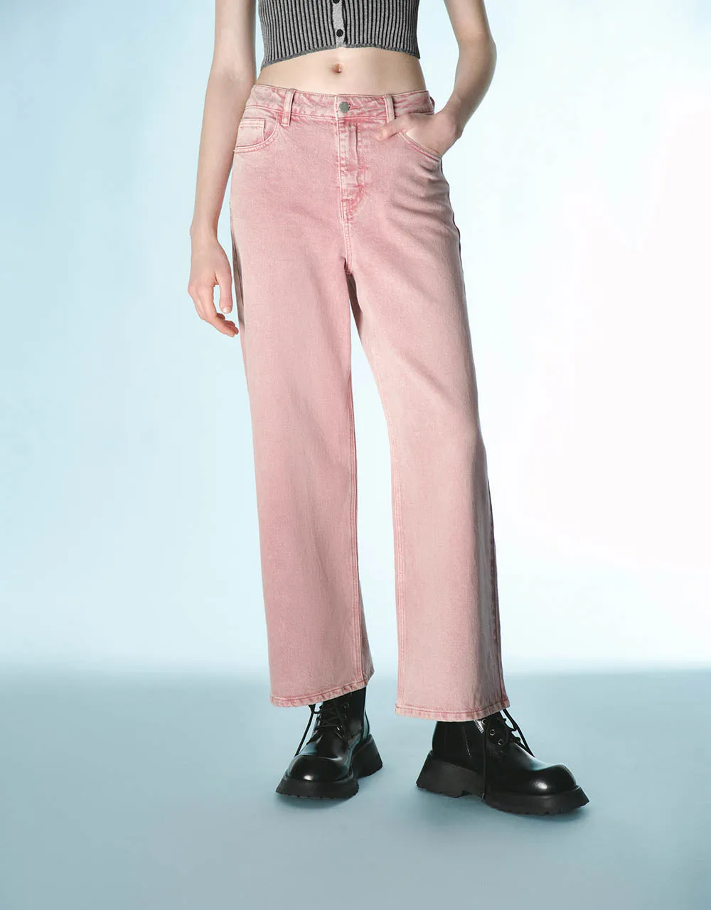 Wide-Leg Jeans sold by Urban Revivo product image thumbnail 2