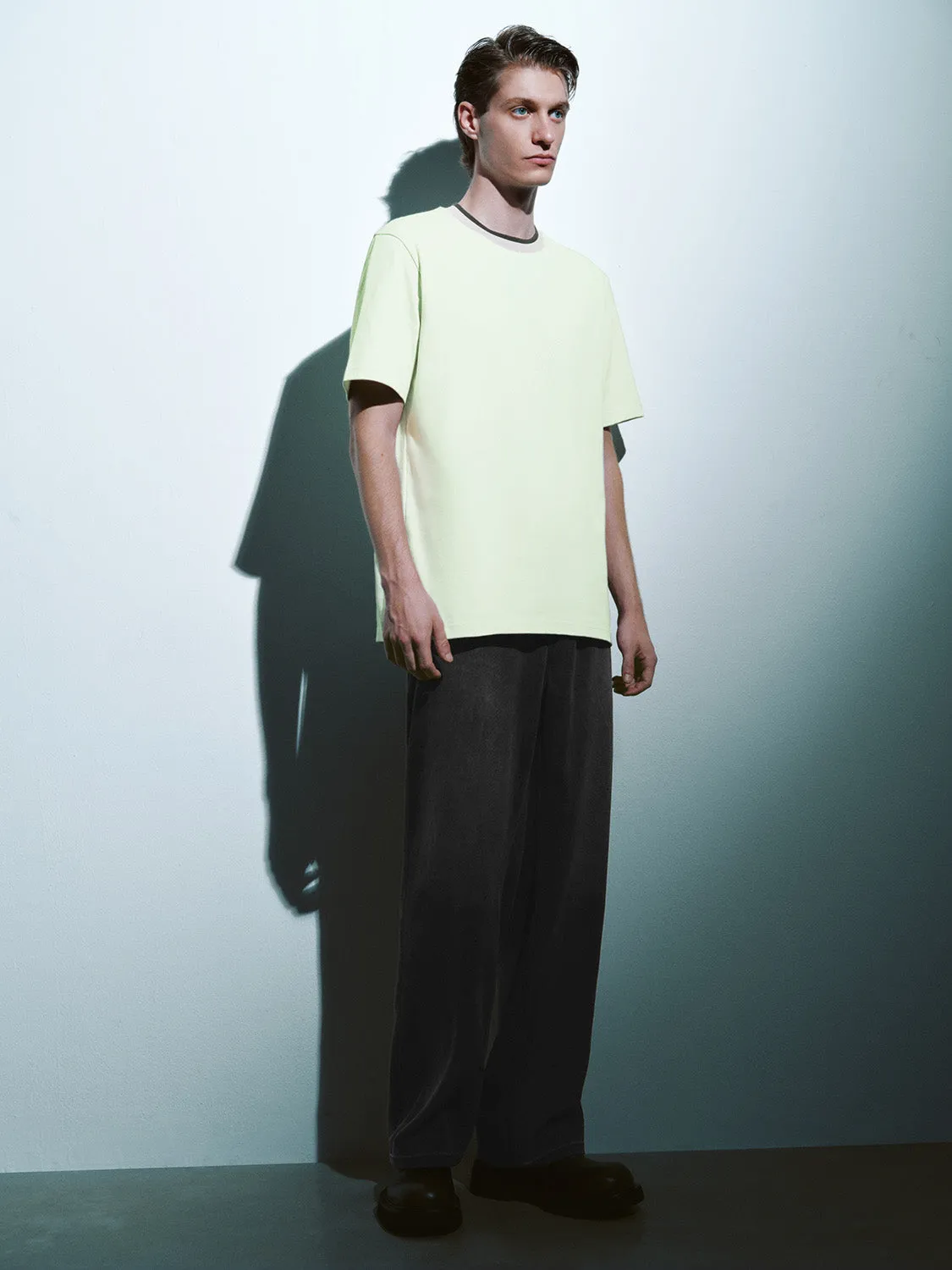 Crew Neck T-Shirt sold by Urban Revivo product image thumbnail 5